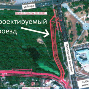 Во Владимире показали проект дублера Октябрьского проспекта