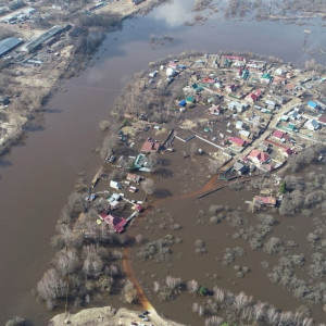 Во Владимирской области затопленные дома показали с высоты