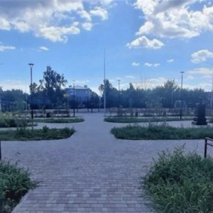 В Гороховце благоустроили сквер на улице Гагарина