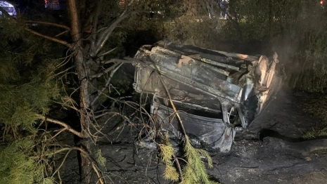 Во Владимирской области сбежал владелец сгоревшего после ДТП авто