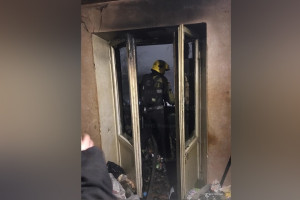 Во Владимире из-за пожара на балконе эвакуировали 20 человек 