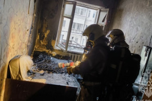 При пожаре из-за курения во Владимире погиб человек