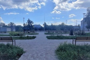 В Гороховце благоустроили сквер на улице Гагарина