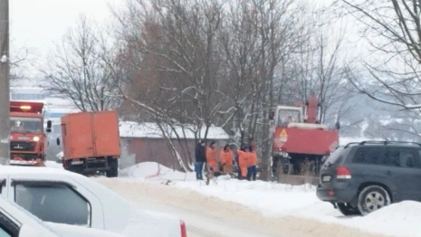 В Добром во Владимире прорвало водопровод