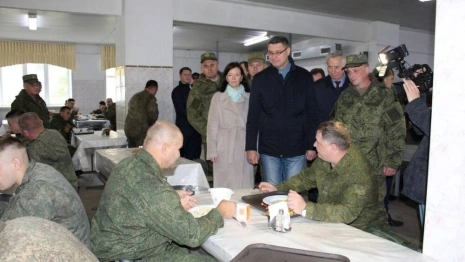 Появились фото учебной части для попавших под мобилизацию во Владимирской области