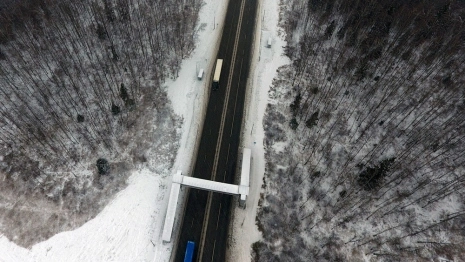 Во Владимирской области отремонтировали федеральную трассу М-7 Волга 