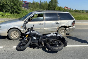 В Александрове 42-летний байкер погиб при столкновении с иномаркой