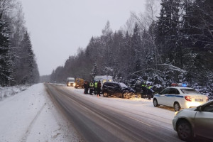 Водитель иномарки погиб после столкновения с ГАЗелью и «Нивой» в Кольчугинском районе