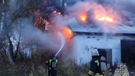 Во Владимирской области за сутки сгорели 2 бани