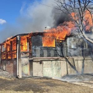 В Суздальском районе из-за короткого замыкания сгорел дом