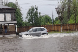 Судогда ушла под воду после ливней