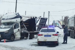 В Юрьев-Польском фура влетела в ГАЗель