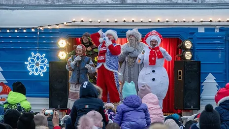 В РЖД опровергли информацию об остановке поезда Деда Мороза в Коврове