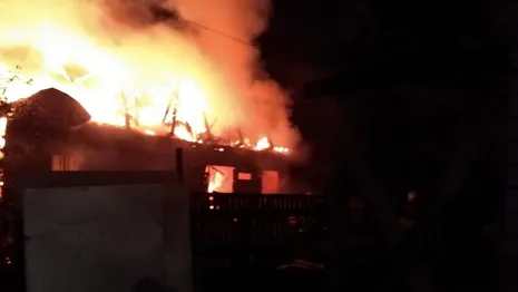 Во Владимирской области на пожаре пострадал 50-летний мужчина