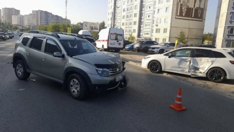 В Коврове мужчина попал в больницу после столкновения двух иномарок