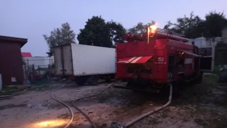 Во Владимирской области в райцентре загорелось здание автовокзала