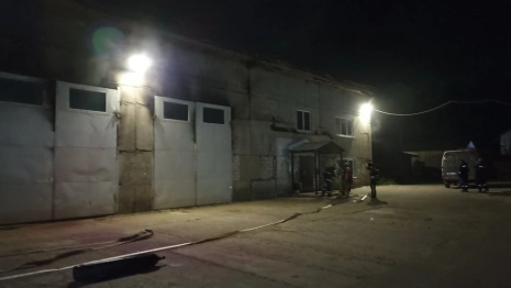 Во Владимирской области вспыхнул грузовик на пилораме