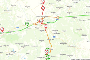  
Во Владимирской области на ремонт закрыли 5 участков федеральных трасс