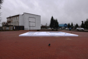 В Гусь-Хрустальном появился первый сухой фонтан