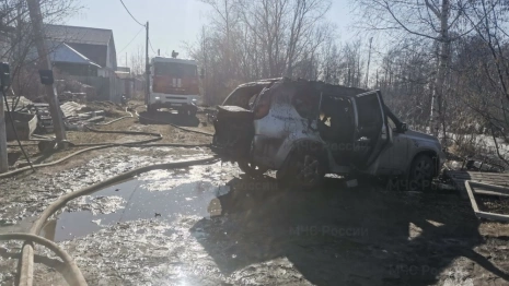 При пожаре в гараже в Гусь-Хрустальном пострадал мужчина