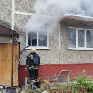 На проспекте Строителей во Владимире произошел пожар