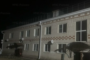 В селе Камешковского района женщина пострадала при пожаре в 2-этажном доме