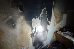 В Коврове при пожаре на улице Федорова погиб человек