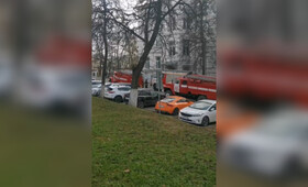 Во Владимире пожарные машины съехались к областной стоматологии
