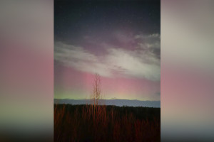 Первая суббуря принесла северное сияние во Владимирскую область 21 марта