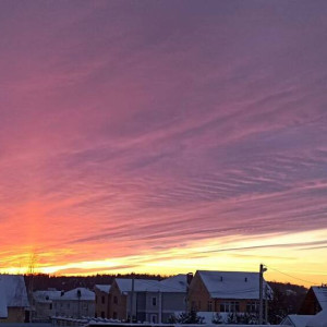 Потрясающий закат украсил небо над Владимиром