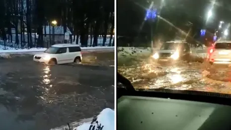 Во Владимирской области из-за ливней затопило еще один город