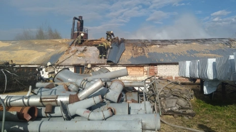 Житель Владимирской области отравился угарным газом на пожаре