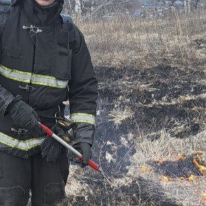 За сутки во Владимирской области произошло 6 возгораний сухой травы