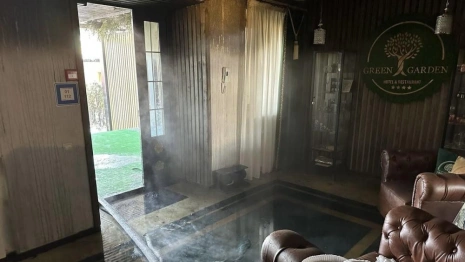 В Кольчугино загорелся гостиничный комплекс Green Garden