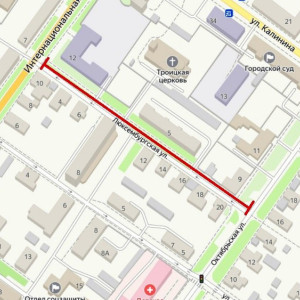 В Гусь-Хрустальном перекрыли участок дороги на улице Люксембургской