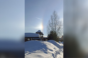 Жителям Владимирской области удалось увидеть мартовское гало