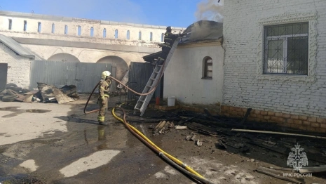Последствия пожара во владимирском монастыре показали на фото
