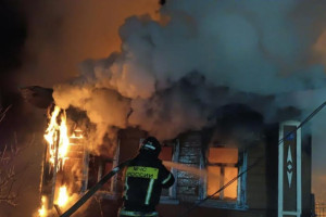 При пожаре в частном доме в Меленковском районе погиб мужчина