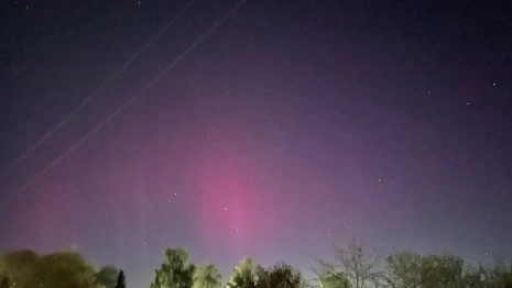 Во Владимирской области ночью снова увидели северное сияние