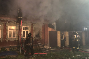 Во Владимирской области пенсионер отравился угарным газом на пожаре