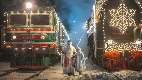 Владимирцы за 2 часа раскупили билеты на поезд Деда Мороза в Коврове