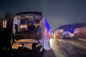 В ДТП с участием автобуса в Камешковском районе пострадали 2 человека