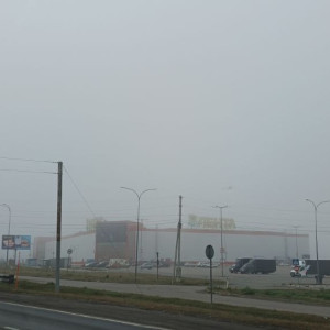 Владимир накрыл густой туман утром 30 октября