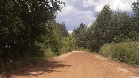 Дорогу в деревне под Александровом отремонтировали за несколько дней