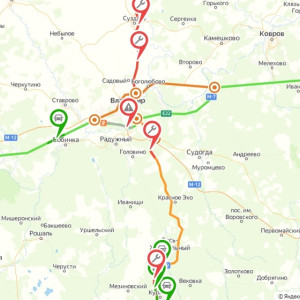  
Во Владимирской области на ремонт закрыли 5 участков федеральных трасс