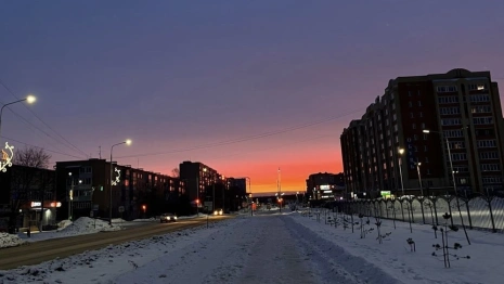 Владимирская область встретила первое утро 2025 год огненным рассветом