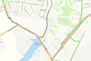 Въезд во Владимир со стороны Юрьев-Польского встал в мертвой пробке 