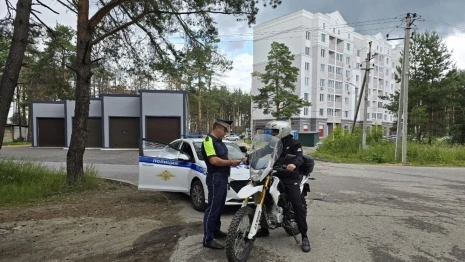 Во Владимире полицейские поймали двоих детей на мотоцикле и питбайке