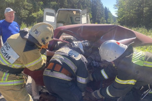 В столкновении трех машин под Судогдой один человек погиб и шестеро пострадали