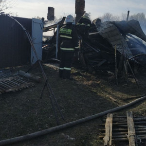 К мощному пожару под Красной Горбаткой привело курение